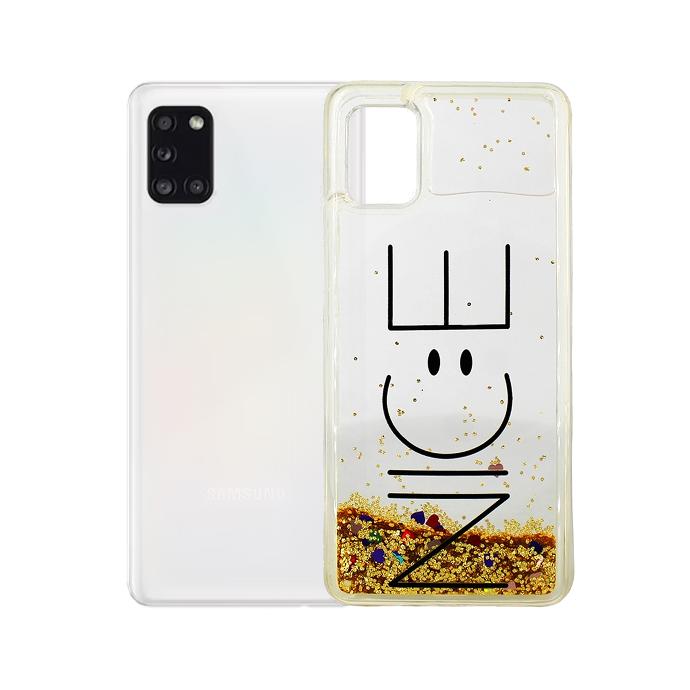 Samsung A31 Back Case Glitter Mobile Pouch