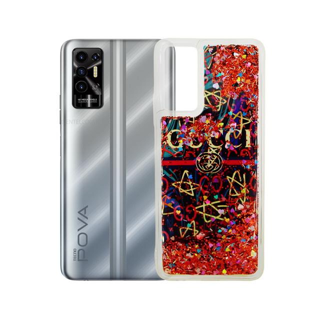 Tecno Pova 2 Glitter Mobile Pouch