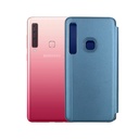 Samsung A9 (18) Flip Book Case Mobile Pouch (Blue)