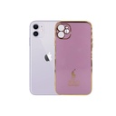 Iphone 11 Chrome Case Mobile Pouch (Purple)