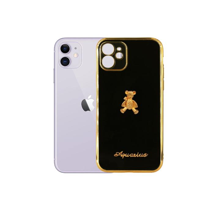 Iphone 11 Bear Case Mobile Pouch (Black)