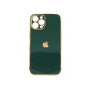 Iphone 12 Pro Max Soft With Gold Apple Mobile Pouch (Green)