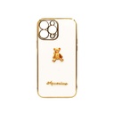 Iphone 12 Pro Max Bear Case Mobile Pouch (White)