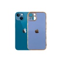 Iphone 13 Gold Side With Logo Mobile Pouch (Blue)