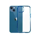 Iphone 13 Soft Silicone Chrome Mobile Pouch (Blue)