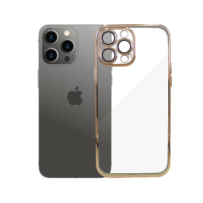 Iphone 13 Pro Max Sulada Rainbow Case Mobile Pouch (Golden)