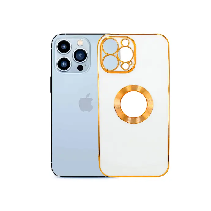 Iphone 13 Pro Max J-Case With Mage Safe Mobile Pouch (White)