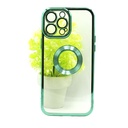 Iphone 13 Pro Max Back Ring Pouch Mobile Pouch (Green)