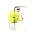 Iphone 14 Chrome Case Mobile Pouch (Golden)