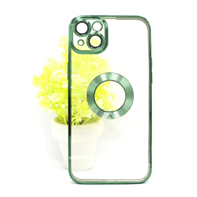 ​Iphone 14 Pro Max Chrome Case Mobile Pouch (Green)