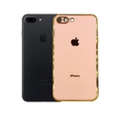 Iphone 7 Plus Gold Side With Logo Mobile Pouch (Pink)