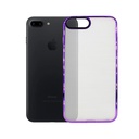 Iphone 7 Plus Chrome Matte Ring Case Mobile Pouch (Purple)