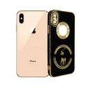 Iphone X Magsafe Designed Polo Print Chrome Mobile Pouch (Black)
