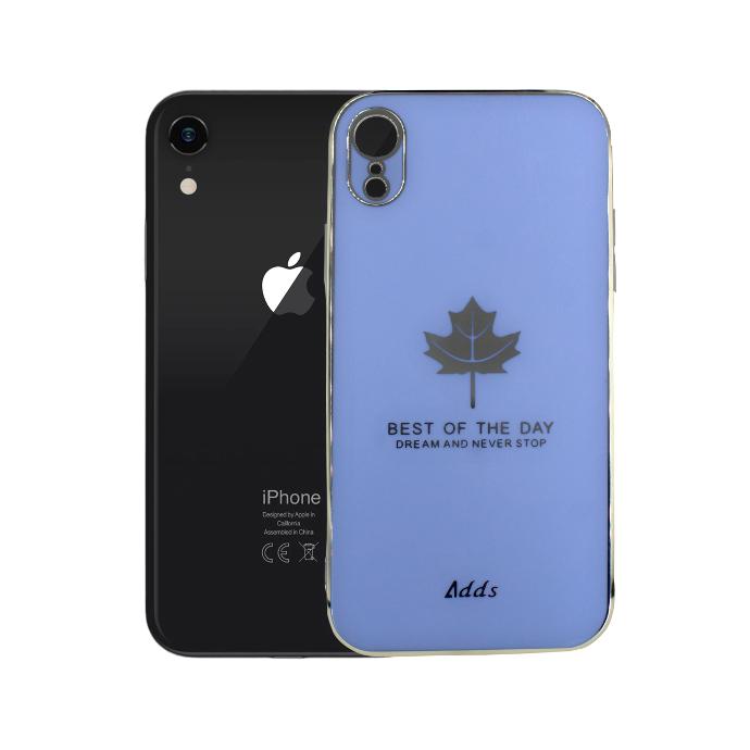 Iphone XR Chrome Case Logo Mobile Pouch (Sky Blue)