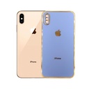 Iphone XS Max Gold Side With Logo Mobile Pouch (Sky Blue)