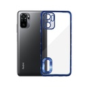 Redmi Note 10 Colour Chrome Case Mobile Pouch (Blue)