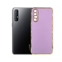 Oppo Reno 3 Pro Colour Chrome Case Mobile Pouch (Light Purple)