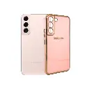 Samsung S22 Gold Side With Logo Mobile Pouch (Pink)