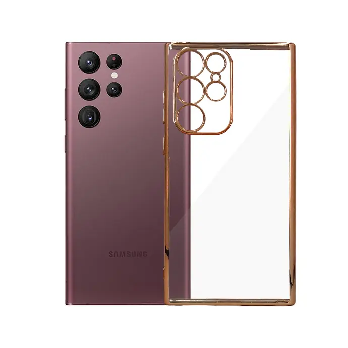 [PO29BSS22U-0-5] Samsung S22 Ultra J-Case Mobile Pouch (Golden)