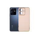 Vivo Y22 Chrome Case Mobile Pouch (Baby Pink)