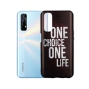 Oppo Realme 7 Print Mobile Pouch (Brown)