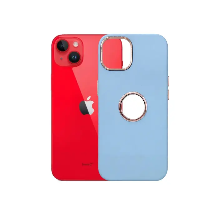 [PO38BIP14-3-16] Iphone 14 Little Fashion Case Mobile Pouch (Sky Blue)