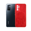 Vivo V23E Deer Brave Case Mobile Pouch (Red)