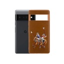 Google Pixel 6 Pro Santa Barbeera Case Mobile Pouch (Brown)