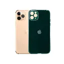 Iphone 11 Pro Max Glass Case Mobile Pouch (Green)