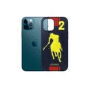 Iphone 12 Pro Max Polo Back Case Mobile Pouch (Navy Blue)