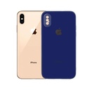 Iphone X/XS Hard Pouch Mobile Pouch (Navy Blue)