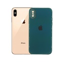 Iphone X Back Glass Case Mobile Pouch (Green)