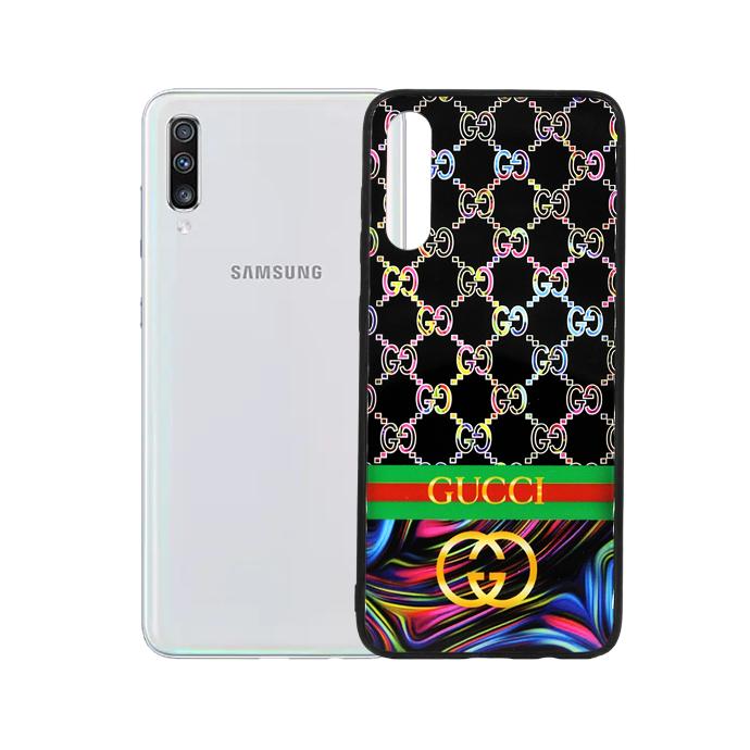 Samsung A70 Glass Pouch Mobile Pouch (Black)