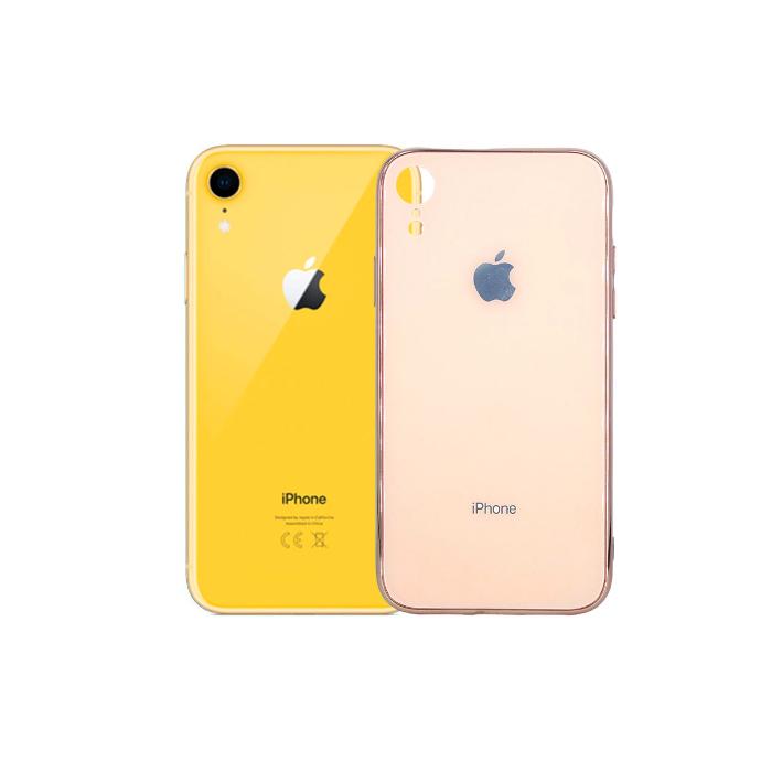 [PO43BIPXR-0-26] Iphone XR Hard Pouch Mobile Pouch (Ash Rose)