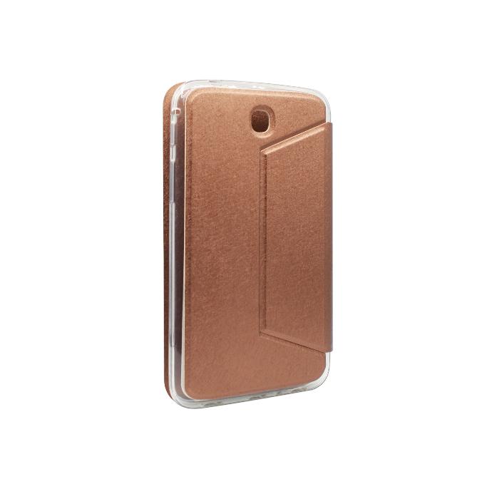 Samsung T210 Folio Book Cover (Brown)