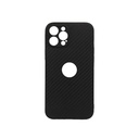 Iphone 12 Pro Max Soft Paper Pouch Mobile Pouch (Black)