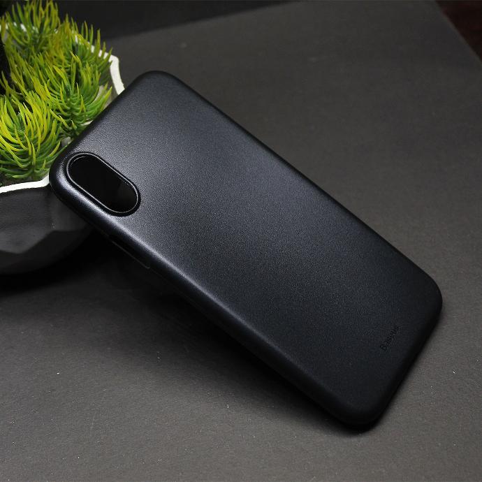 [PO4BIPXR-3-2] Iphone XR X- Level Paper Pouch Mobile Pouch (Black)