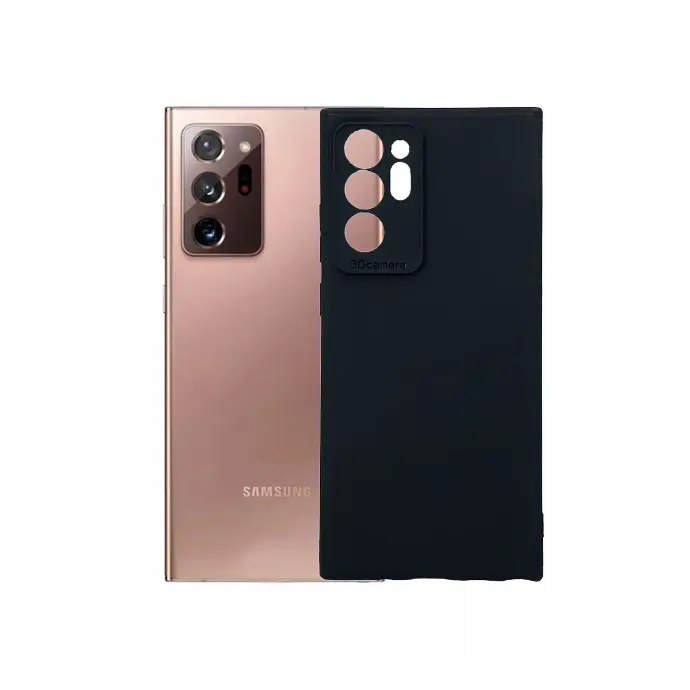 [PO4BSNOT20U-4-2] Samsung Note 20 Ultra Soft Paper Case Mobile Pouch (Black)