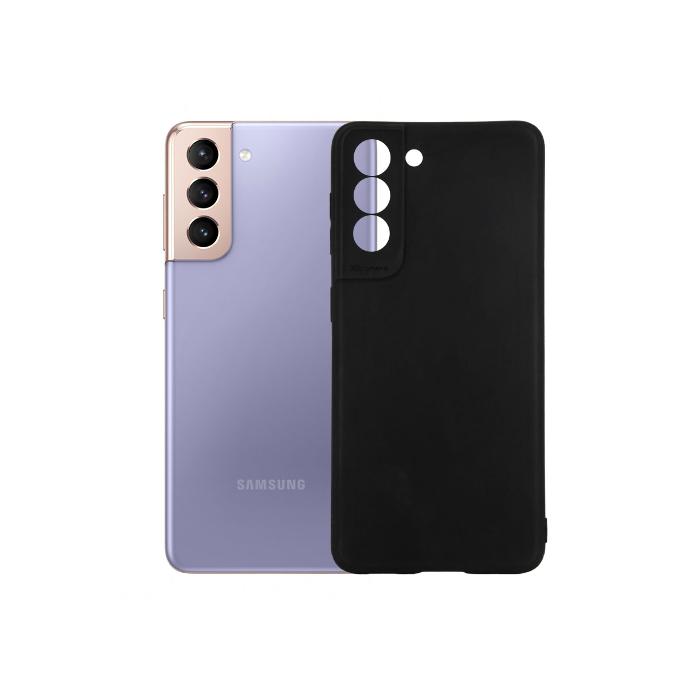 [PO4BSS21-4-2] Samsung S21 Soft Paper Case Mobile Pouch (Black)