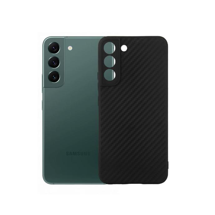 [PO4BSS22-4-2] Samsung S22 Soft Paper Pouch Mobile Pouch (Black)