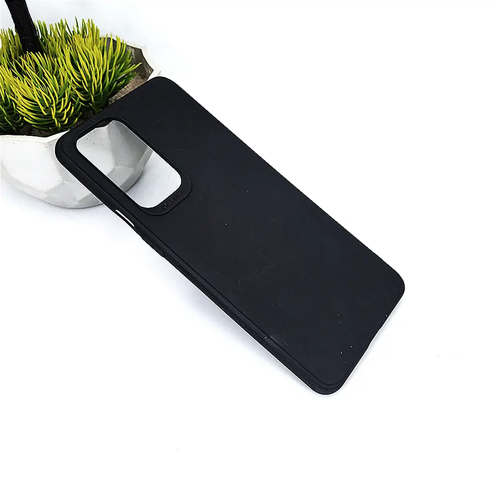 Vivo V21E Soft Paper Case Mobile Pouch (Black)