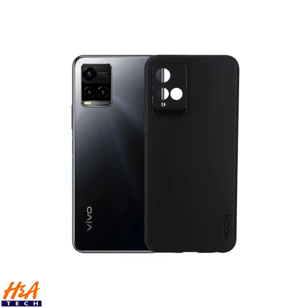 Vivo Y33S Soft Paper Case Mobile Pouch (Black)