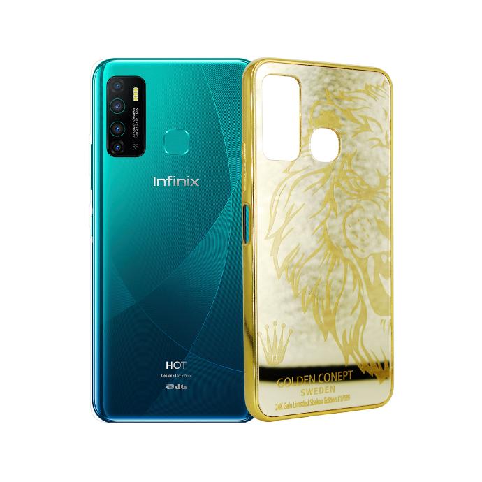 Infinix Hot 9 Gold Platted Pouch Mobile Pouch