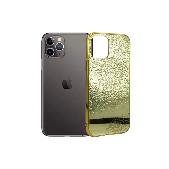 [PO52BIPXIR] Iphone 11 Gold Platted Pouch Mobile Pouch