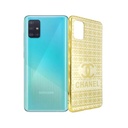 Samsung A51 Gold Platted Pouch Mobile Pouch