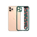 Iphone 11 Pro Max Silicone Case Mobile Pouch (Green)