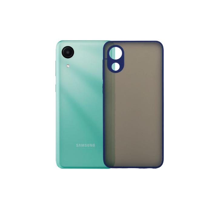 Samsung A03C Matte Pouch Mobile Pouch (Blue)