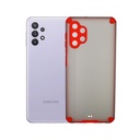 Samsung A12 Colour Button Shutter Mobile Pouch (Red)