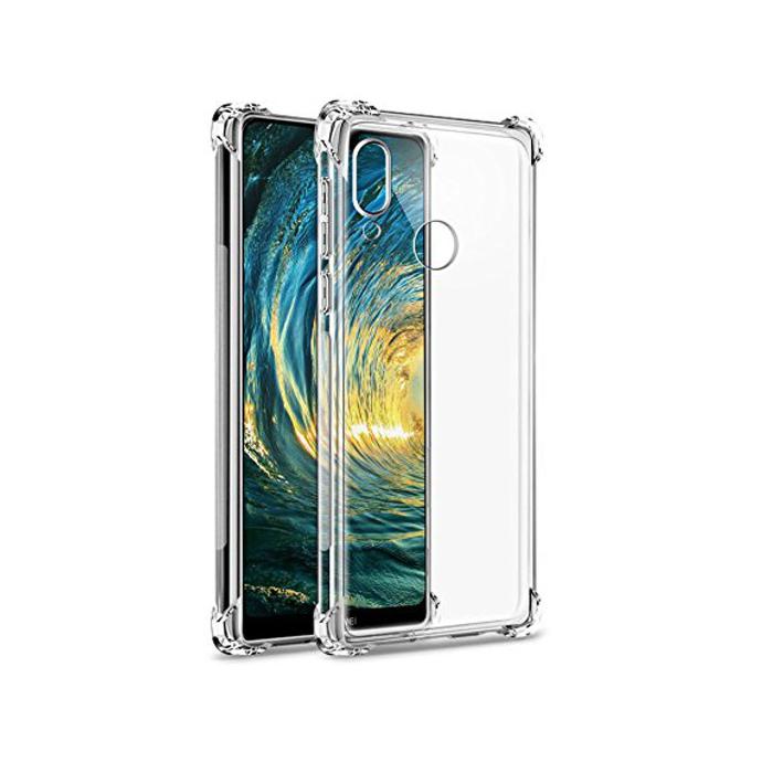 [PO7BHUP20L] Huawei P20 Lite Transparent Silicone Mobile Pouch