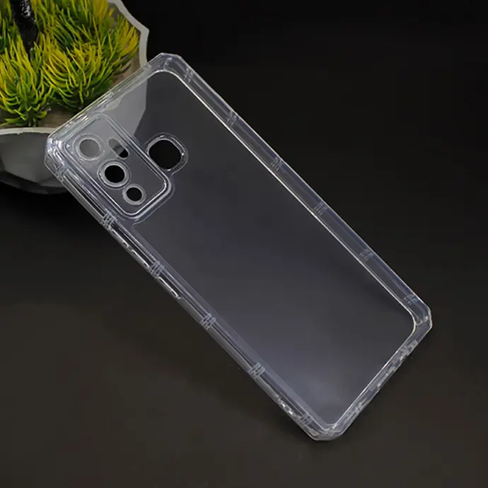 [PO7BIHOT12PY-2] Infinix Hot 12 Play 2mm Four Sided Airbag Transparent Back Case